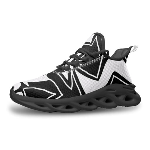 Black and White Graffiti Arrows Sports Shoes