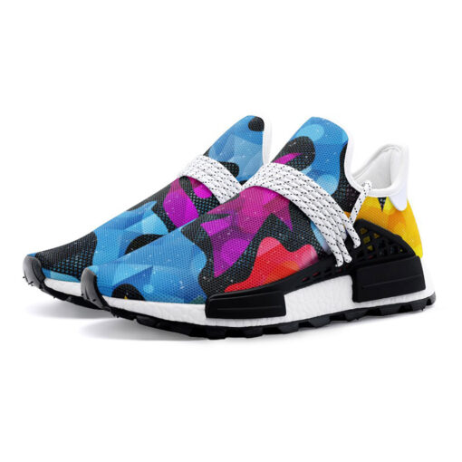 Bright Graffiti Mesh Sneakers - Image 2