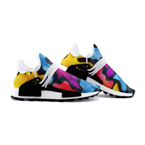 Bright Graffiti Mesh Sneakers - Image 3