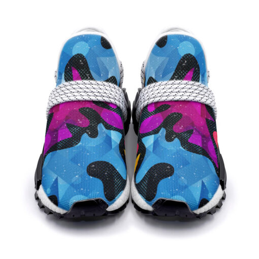 Bright Graffiti Mesh Sneakers - Image 4