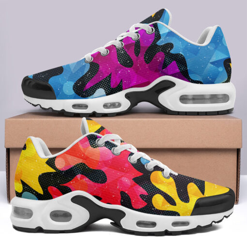 Bright Graffiti Cushion Air Sneakers - Image 3