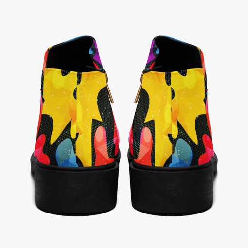 Bright Graffiti Fashion Boots - Image 6