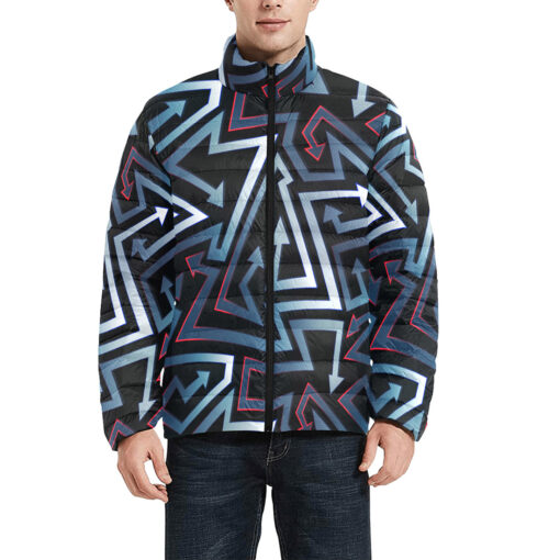 Graffiti Arrows Men's Padded Jacket - Image 3