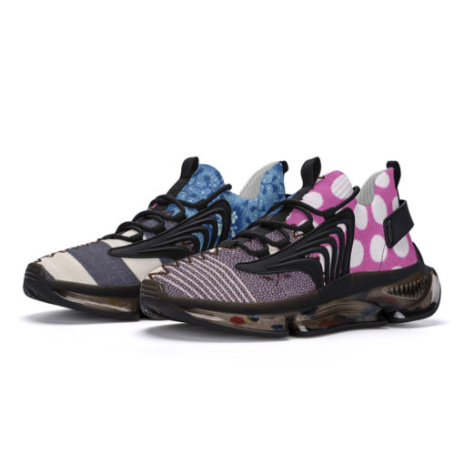 Cloth Patchwork Air Sneakers - Image 2