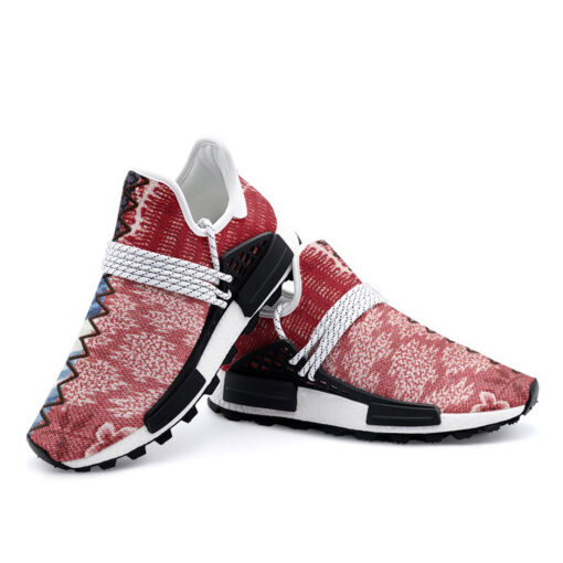 Cloth Patchwork Mesh Sneakers