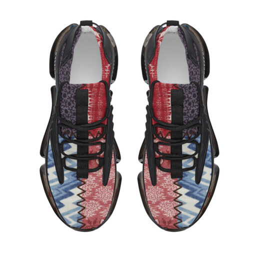 Cloth Patchwork Air Sneakers - Image 3