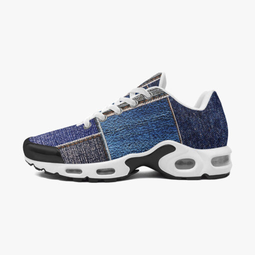 Denim Patchwork Cushion Air Sneakers - Image 4