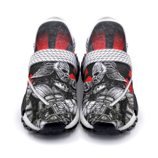 Samurai with Katana Mesh Sneakers - Image 4