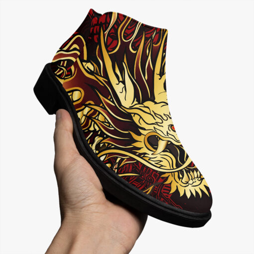 Golden Dragon Fashion Boots - Image 4