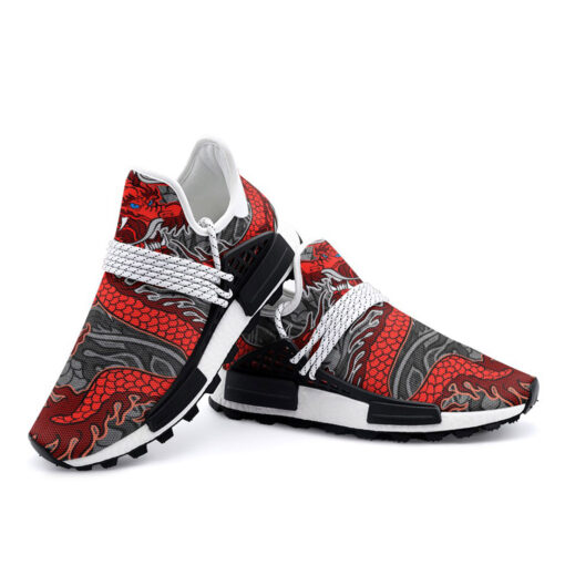 Red Dragon Tattoo Mesh Sneakers