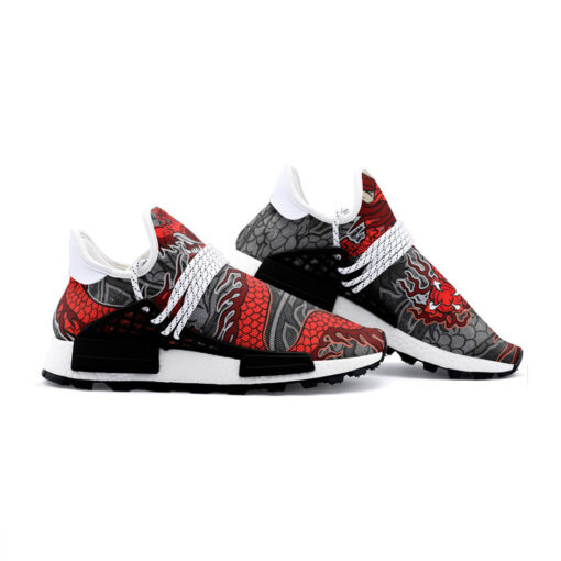 Red Dragon Tattoo Mesh Sneakers - Image 3