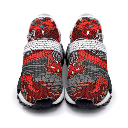 Red Dragon Tattoo Mesh Sneakers - Image 4