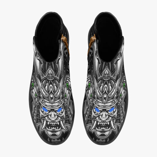 Scary Samurai Warrior Mask Fashion Boots - Image 7