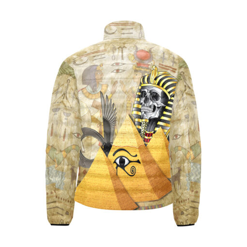 Egypt Skull Pharaoh Men's Padded Jacket - Image 2