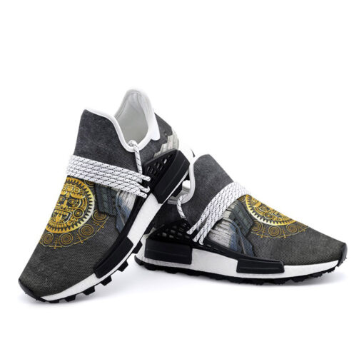 Aztec Wheel Calendar Mesh Sneakers