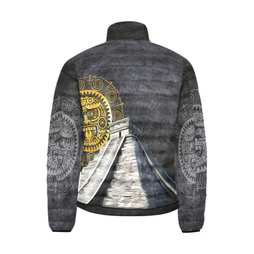 Aztec Calendar Men's Padded Jacket - Image 2