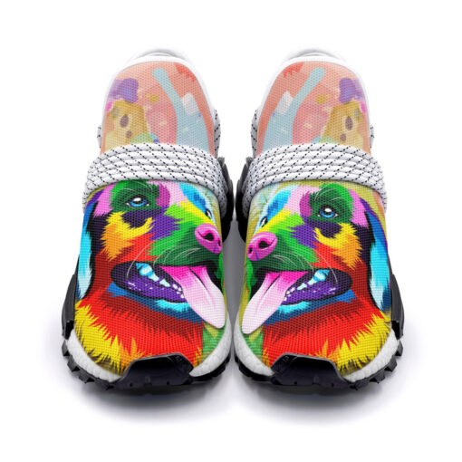 Colorful Labrador Retriever Mesh Sneakers - Image 4