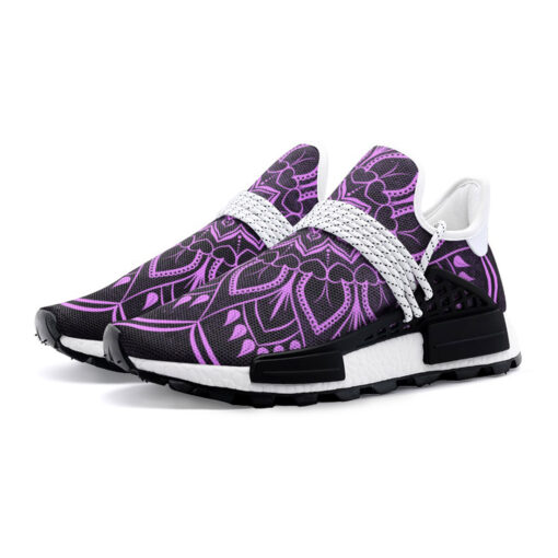 Purple Mandala Mesh Sneakers - Image 2