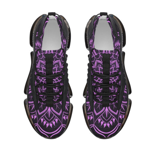 Purple Mandala Air Sneakers - Image 3