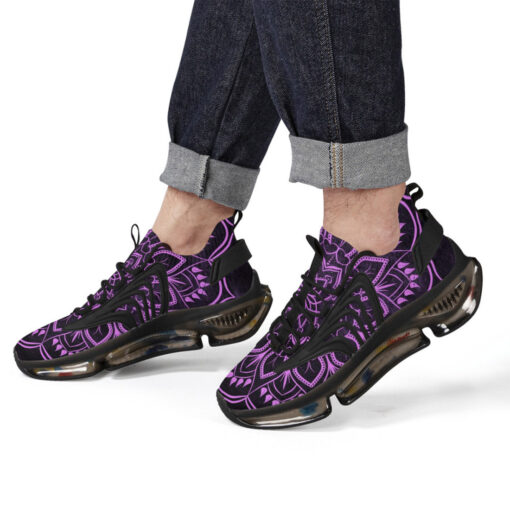 Purple Mandala Air Sneakers - Image 8