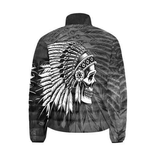 Indian Skull Men's Padded Jacket - Image 2