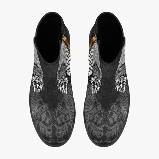 Indian Skull Tattoo Fashion Boots - Image 7