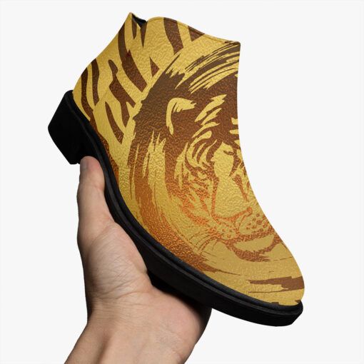 Tiger on Gold Fashion Boots - Image 3