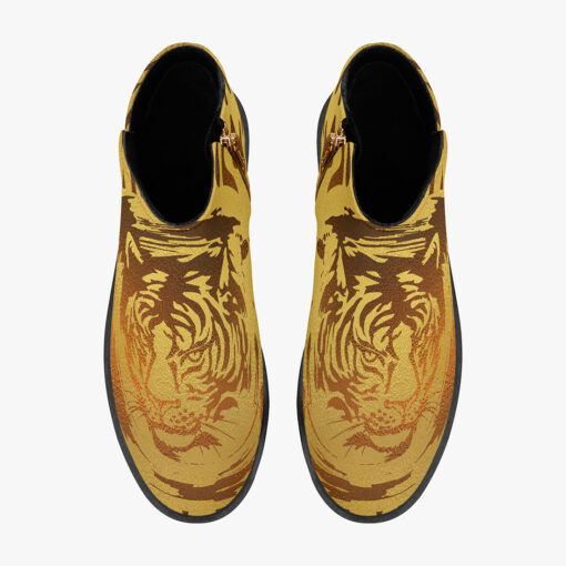 Tiger on Gold Fashion Boots - Image 7