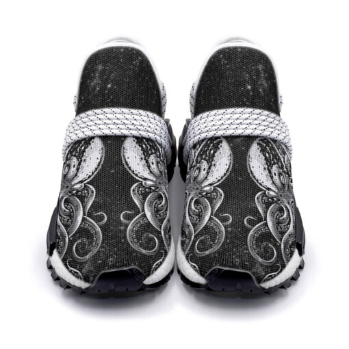 Gray Octopus Mesh Sneakers - Image 4