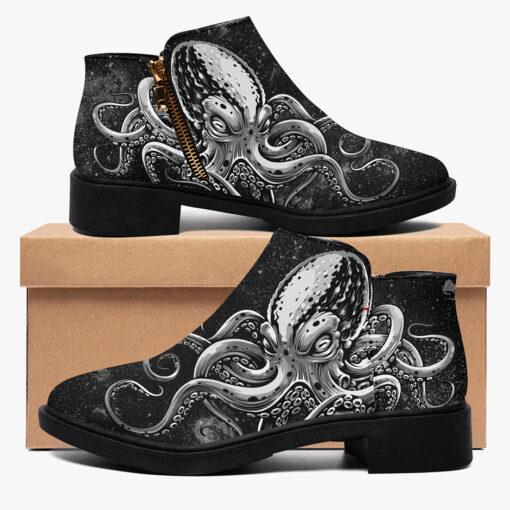 Gray Octopus Fashion Boots - Image 2