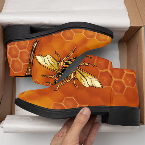 Bee Honeycombs Fashion Boots