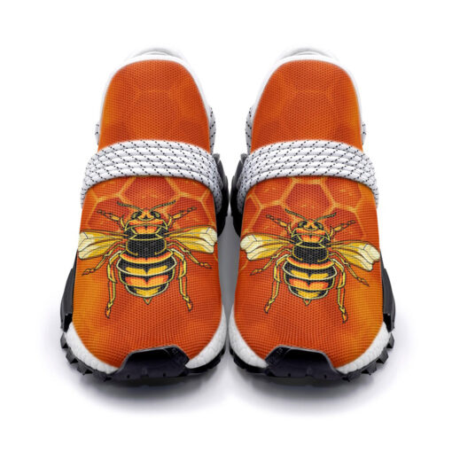 Bee Honeycombs Mesh Sneakers - Image 4