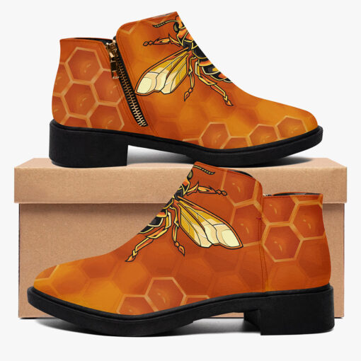 Bee Honeycombs Fashion Boots - Image 3