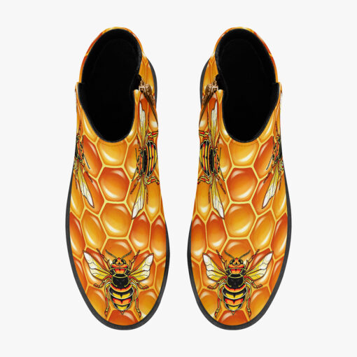 Bees Hexagon Fashion Boots - Image 7