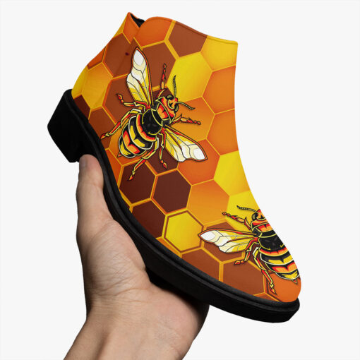 Bees Honeycomb Fashion Boots - Image 3