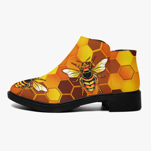 Bees Honeycomb Fashion Boots - Image 4