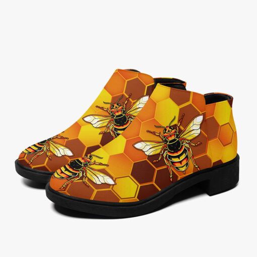 Bees Honeycomb Fashion Boots - Image 5