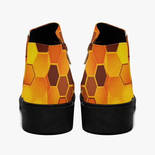 Bees Honeycomb Fashion Boots - Image 6