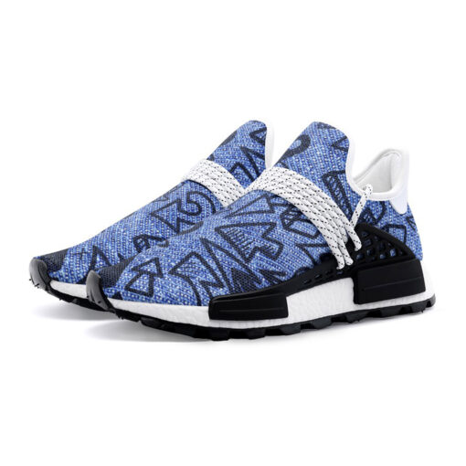 Arrows on Denim Mesh Sneakers - Image 2