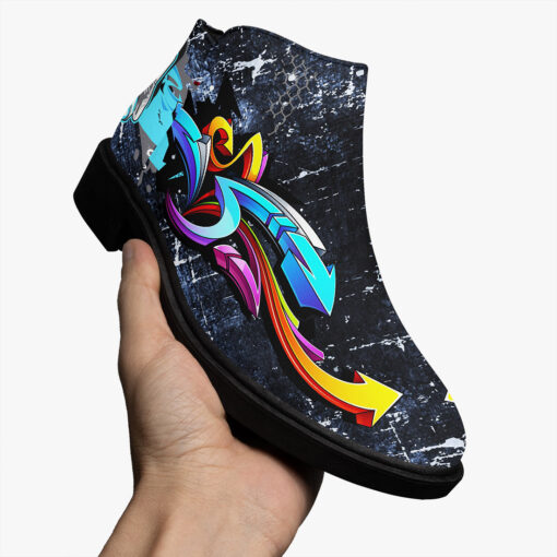 Colorful Graffiti Fashion Boots - Image 3