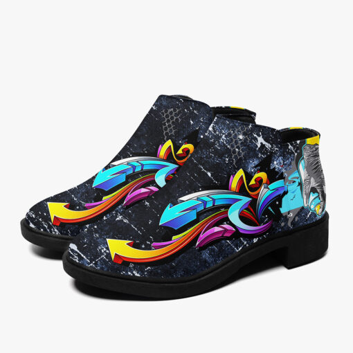 Colorful Graffiti Fashion Boots - Image 5