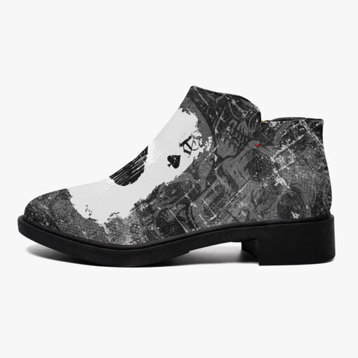 Grunge Spade Skull Fashion Boots - Image 4