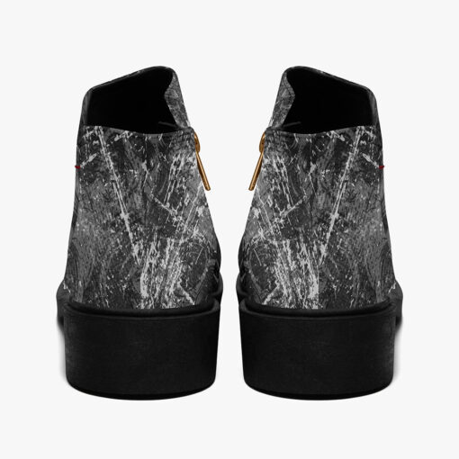 Grunge Spade Skull Fashion Boots - Image 6