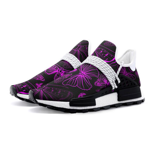 Pink Butterflies Mesh Sneakers - Image 2