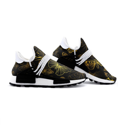 Golden Butterflies Mesh Sneakers - Image 2