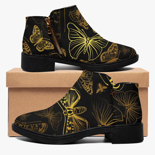 Golden Butterflies Fashion Boots - Image 2