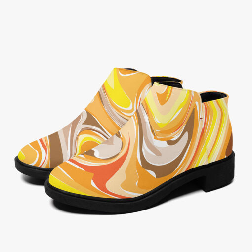 Yellow Marble Fashion Boots - Image 6