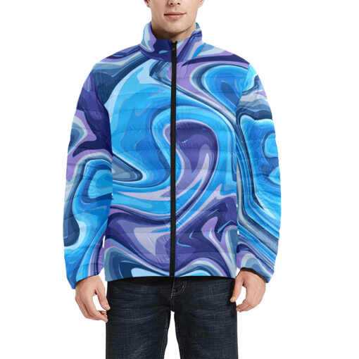 Blue Marble Men's Padded Jacket - Image 3