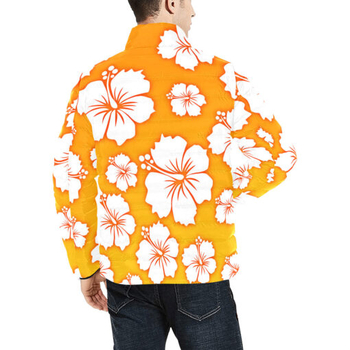 Hawaiian Art Men's Padded Jacket - Image 4