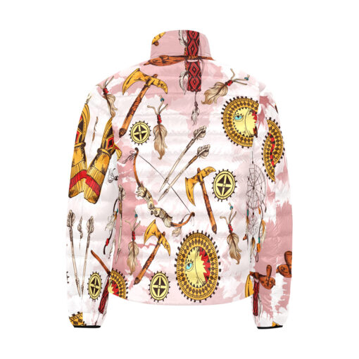 Ethnic American Art Men's Padded Jacket - Image 2